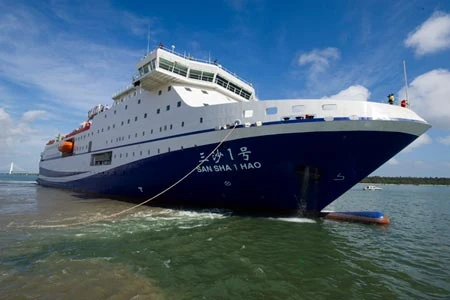 Trung Quốc ngang nhiên triển khai tàu hàng ra Hoàng Sa ảnh 1 Trung Quốc ngang nhiên triển khai tàu hàng ra Hoàng Sa ảnh 1