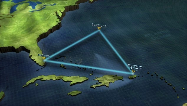 Kim tự tháp ngoài hành tinh trong Tam giác quỷ Bermuda?