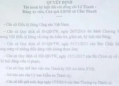 Cách hết chức vụ trong Đảng 1 chủ tịch xã ở Hội An