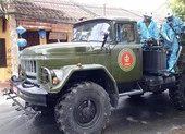 Phun hoá chất khử trùng ở Hội An, Đại Lộc