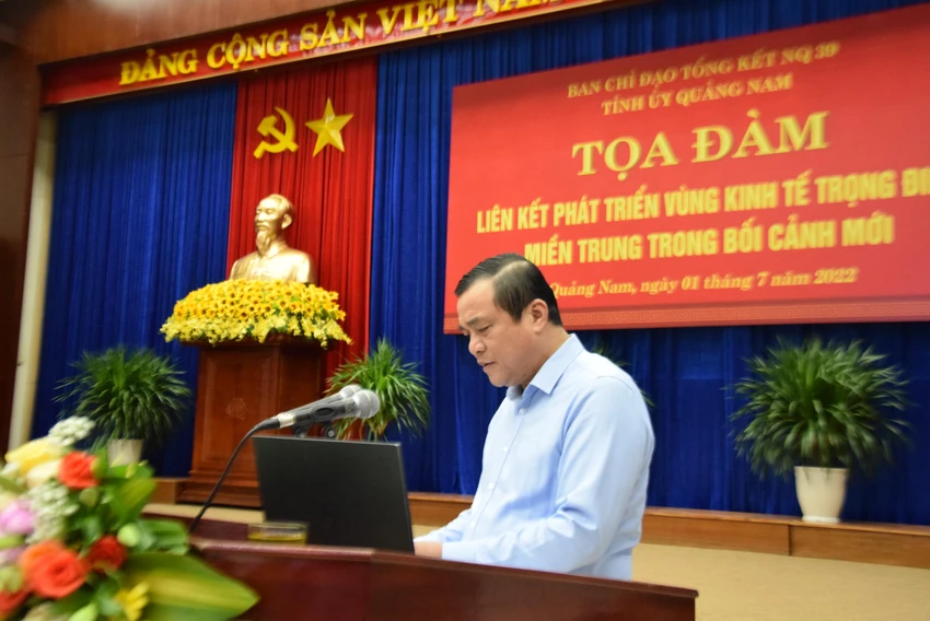 Ông Phan Việt Cường, Bí thư Tỉnh uỷ Quảng Nam. Ảnh: THANH NHẬT