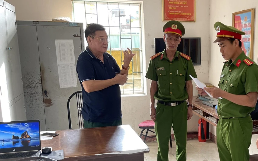 Bị can Phạm Văn Hải. Ảnh: CA