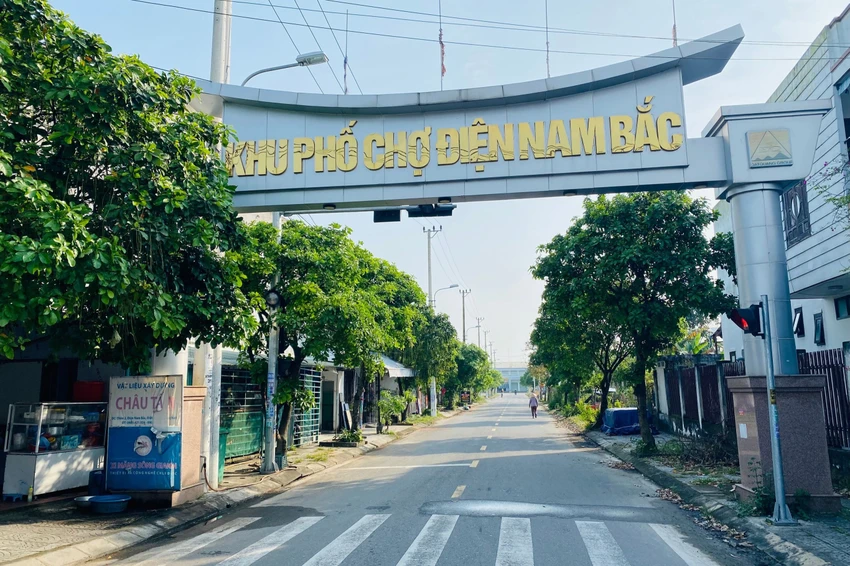Dự án Khu phố chợ Điện Nam Bắc. Ảnh: TN Dự án Khu phố chợ Điện Nam Bắc. Ảnh: TN