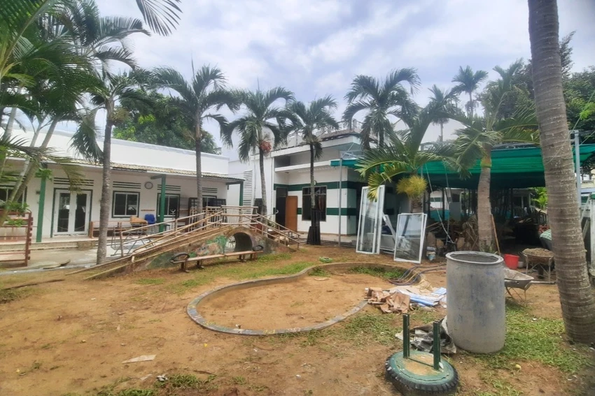 Trường quốc tế Green Shoots đã đóng cửa. Ảnh: TN