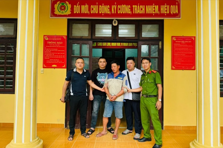 Nguyễn Văn Hùng trốn truy nã 33 năm, thay tên đổi họ vẫn vừa bị công an Quảng Nam bắt giữ. Ảnh: Ca