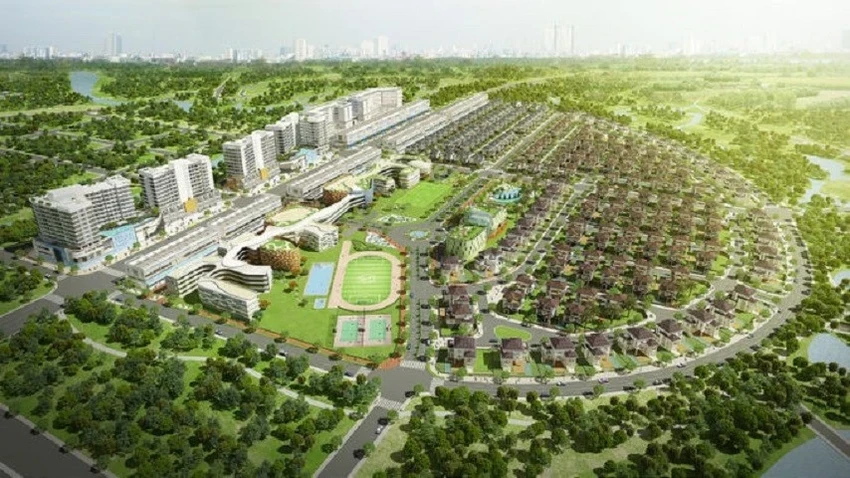 Phối cảnh dự án khu dân cư Cầu Hưng - Lai Nghi. Ảnh: Guland.vn