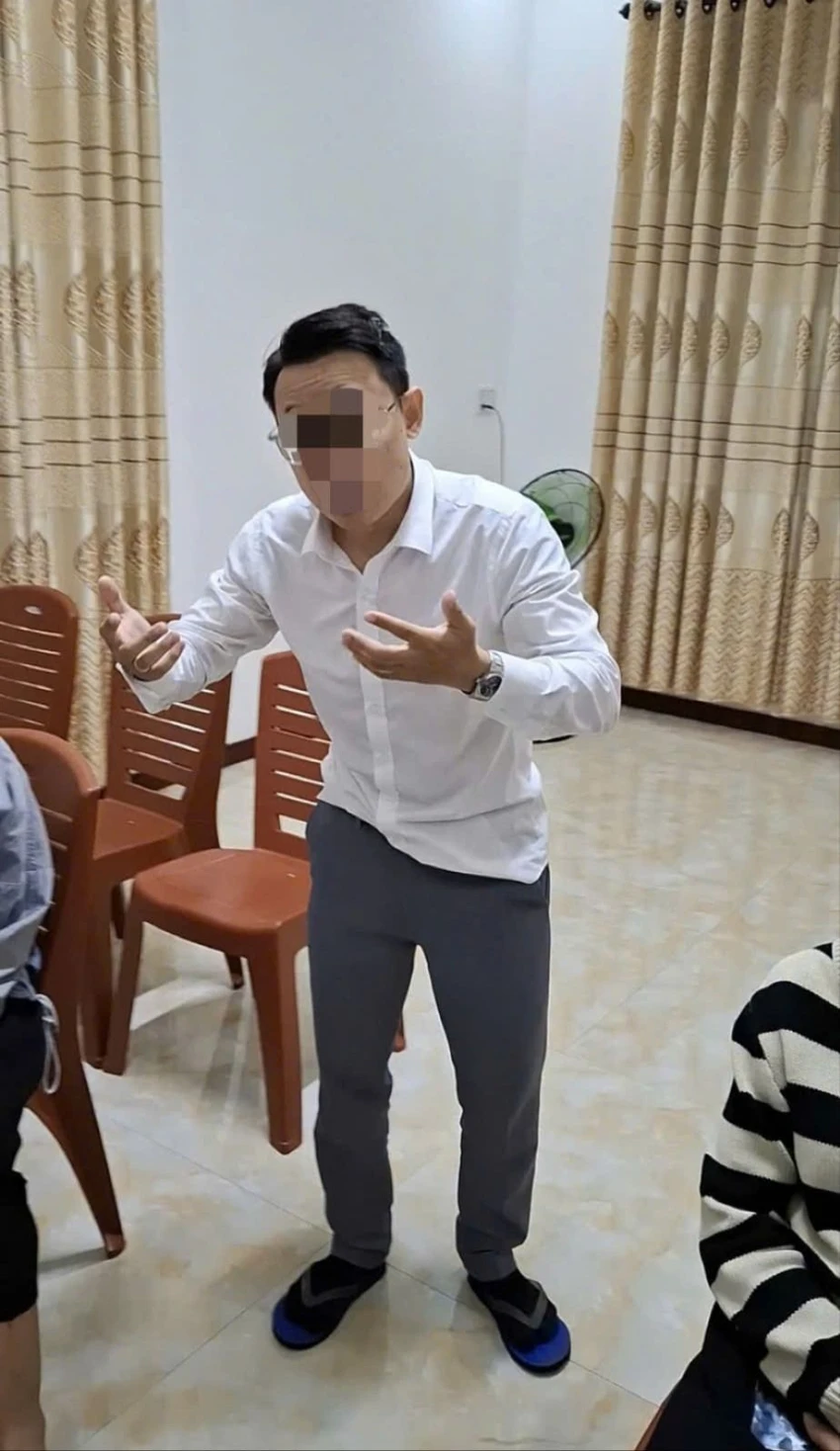 Công an tỉnh Quảng Nam triệt xoá điểm nhóm sinh hoạt Hội thánh đức chúa trời mẹ do ông NTT làm trưởng nhóm. Ảnh: CA