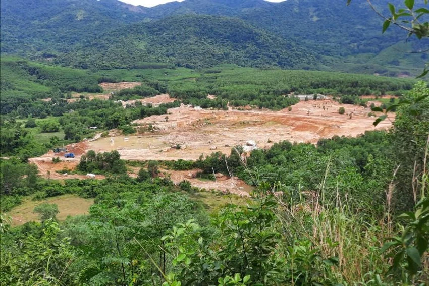 Chủ tịch Quảng Nam yêu cầu thanh tra toàn diện dự ánh hồ chứa nước Lộc Đại. Ảnh: TN
