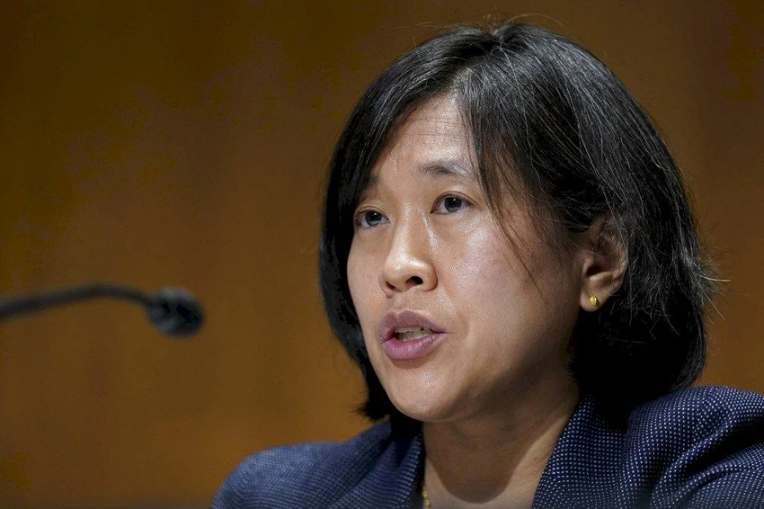 Đại diện Thương mại Mỹ Katherine Tai. Ảnh: RTI Đại diện Thương mại Mỹ Katherine Tai. Ảnh: RTI