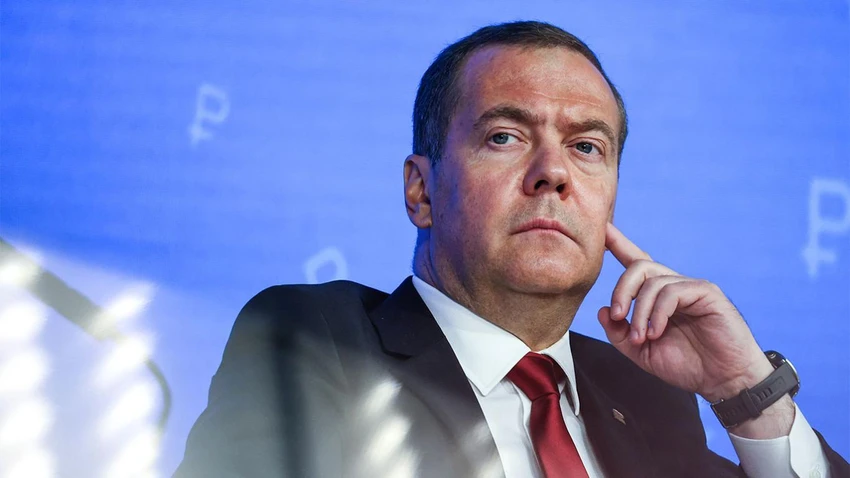 Phó chủ tịch Hội đồng An ninh Nga - ông Dmitry Medvedev. Ảnh: THE MOSCOW TIMES Phó chủ tịch Hội đồng An ninh Nga - ông Dmitry Medvedev. Ảnh: THE MOSCOW TIMES