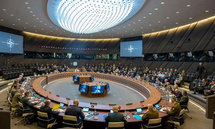 Hội nghị thượng đỉnh NATO tại Madrid (Tây Ban Nha). Ảnh:REUTERS Hội nghị thượng đỉnh NATO tại Madrid (Tây Ban Nha). Ảnh:REUTERS