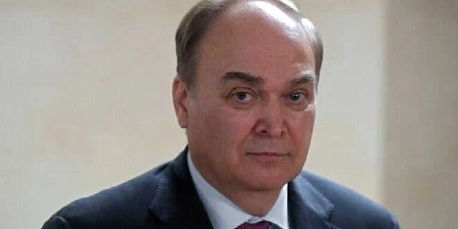 Đại sứ Nga tại Mỹ Anatoly Antonov. Ảnh: SANA Đại sứ Nga tại Mỹ Anatoly Antonov. Ảnh: SANA