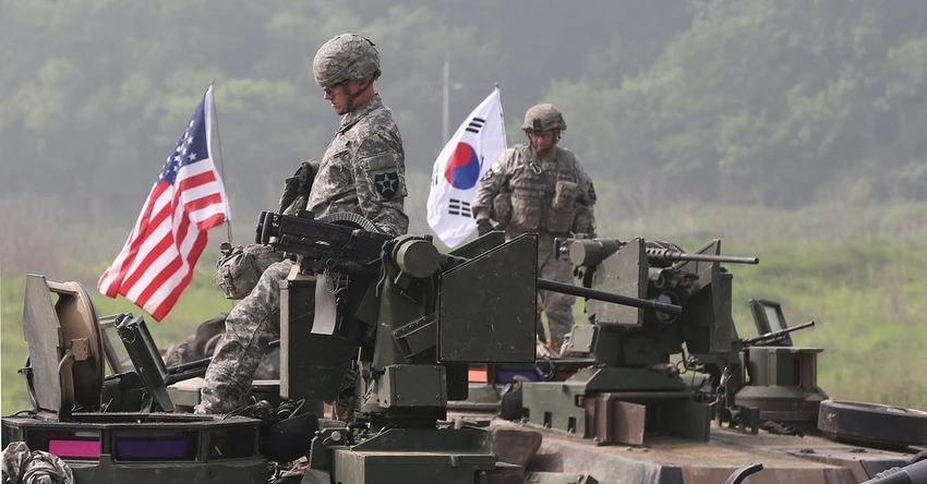 Một cuộc tập trận quân sự chung của quân đội Mỹ và Hàn Quốc. Ảnh: YONHAP