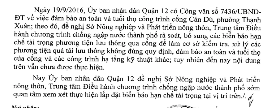 Vì sao hai cống ngăn triều ở quận 12 bị hỏng? ảnh 3 Vì sao hai cống ngăn triều ở quận 12 bị hỏng? ảnh 3