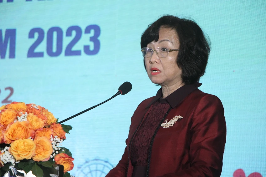 Phó chủ tịch UBND TP Đà Nẵng, bà Ngô Thị Kim Yến phát biểu tại hội nghị. Ảnh: NGÔ QUANG Phó chủ tịch UBND TP Đà Nẵng, bà Ngô Thị Kim Yến phát biểu tại hội nghị. Ảnh: NGÔ QUANG