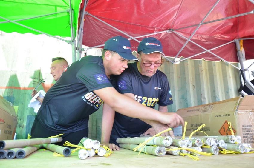 Đội pháo hoa đến từ Ý sẽ mang đến sự khác biệt và đổi mới trong cách trình diễn trong đợt DIFF 2023.Ảnh: NGÔ QUANG Đội pháo hoa đến từ Ý sẽ mang đến sự khác biệt và đổi mới trong cách trình diễn trong đợt DIFF 2023.Ảnh: NGÔ QUANG