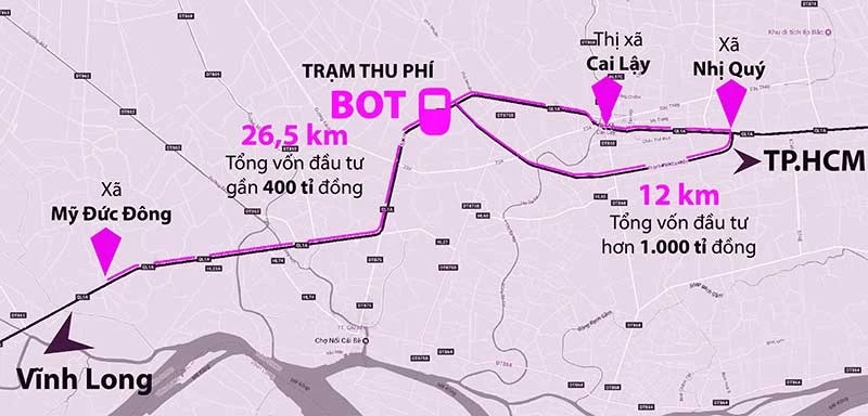 Bộ Giao thông Vận tải họp báo về Trạm BOT Cai Lậy ảnh 2 Bộ GTVT: Trạm thu phí Cai Lậy nằm đúng vị trí (!?) - ảnh 1