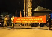 Hình ảnh chốt kiểm tra dịch COVID-19 ở TP.HCM trước giờ G