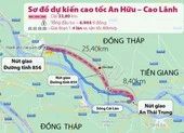 Đồng Tháp kiến nghị nối dài tuyến cao tốc An Hữu – Cao Lãnh thêm 4km