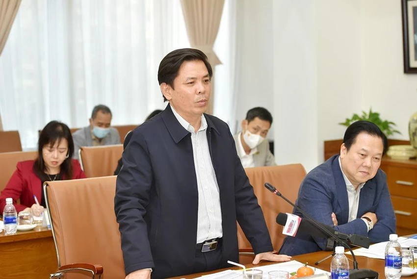 Bộ trưởng Bộ GTVT Nguyễn Văn Thể. Ảnh: V.LONG