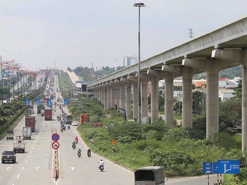 Sau khi hoàn thành, metro 3A sẽ kết nối với tuyến metro số 1. Ảnh: H.GIANG Sau khi hoàn thành, metro 3A sẽ kết nối với tuyến metro số 1. Ảnh: H.GIANG