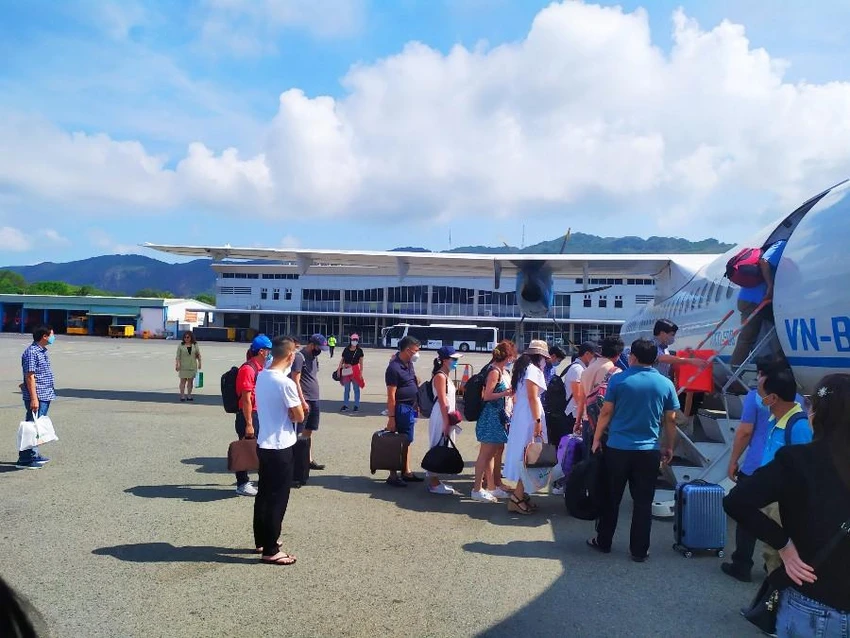 Sân bay Côn Đảo. Ảnh: V.LONG Sân bay Côn Đảo. Ảnh: V.LONG