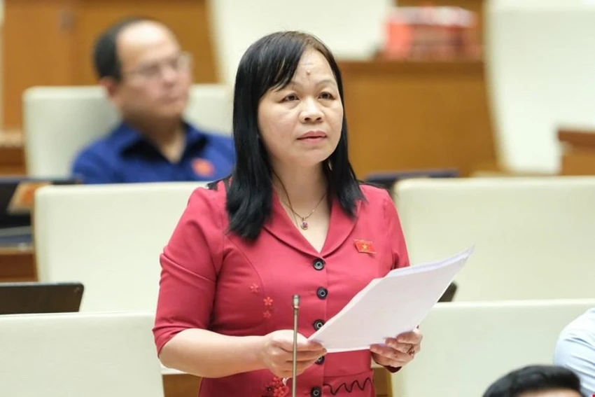 Phó Chủ nhiệm Ủy ban Văn hóa, Giáo dục Nguyễn Thị Mai Hoa. Ảnh: Quốc hội