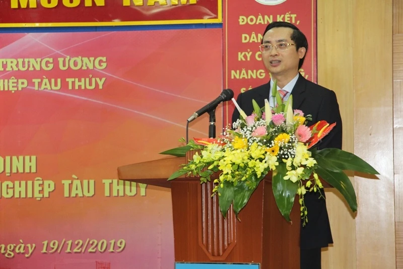 Ông Vũ Anh Tuấn, Chủ tịch HĐTV Tổng Công ty Công nghiệp Tàu thủy Việt Nam. CONGNGHIEPTAUTHUY.VN Ông Vũ Anh Tuấn, Chủ tịch HĐTV Tổng Công ty Công nghiệp Tàu thủy Việt Nam. CONGNGHIEPTAUTHUY.VN