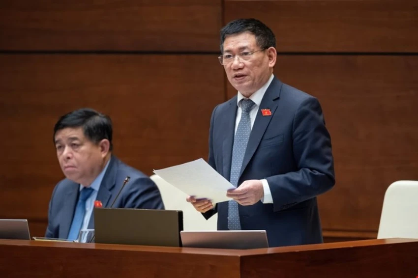 Bộ trưởng Bộ Tài Chính Hồ Đức Phớc. Ảnh: quochoi.vn Bộ trưởng Bộ Tài Chính Hồ Đức Phớc. Ảnh: quochoi.vn
