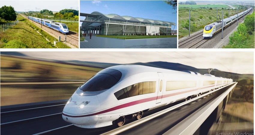 Dự án đường sắt tốc độ cao dự kiến sẽ triển khai trong 8 năm.