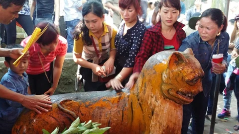 Hà Tĩnh, 'hổ thần', chùa Hương, chữa bệnh Hà Tĩnh, 'hổ thần', chùa Hương, chữa bệnh
