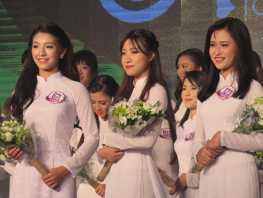 Ngắm nữ sinh Việt Nam trong đêm chung kết Miss Áo dài ảnh 18 Ngắm nữ sinh Việt Nam trong đêm chung kết Miss Áo dài ảnh 18