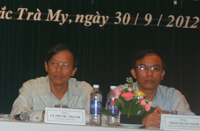 Bộ Chính trị đồng ý cho ông Lê Phước Thanh thôi chức Bí thư Tỉnh ủy Quảng Nam ảnh 1 Bộ Chính trị đồng ý cho ông Lê Phước Thanh thôi chức Bí thư Tỉnh ủy Quảng Nam ảnh 1