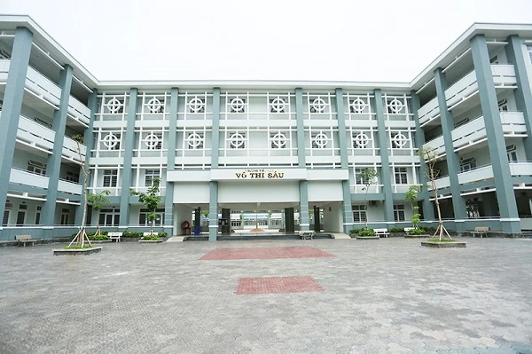  Trường tiểu học Võ Thị Sáu mới được đưa vào hoạt động được hơn 1 năm (ảnh internet) 