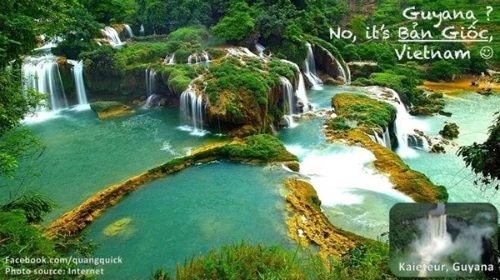 Không chỉở Kaieteur, Guyana, những thác nước hùng vĩ này có ngay ở Bản Giốc nước ta. title-6
