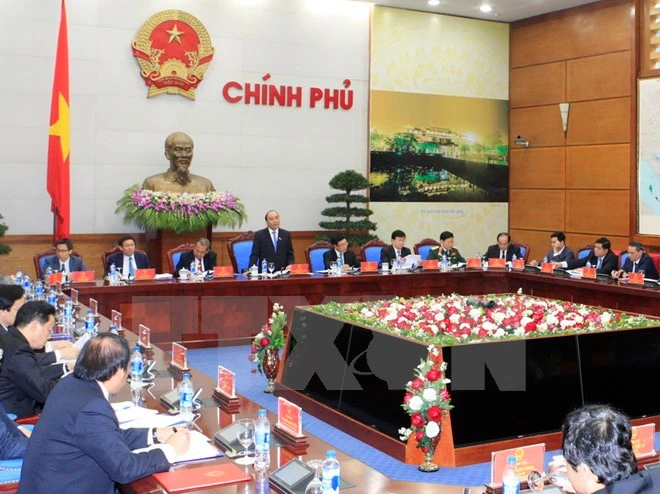 Chính phủ mới họp phiên đầu tiên sau khi được kiện toàn ảnh 1