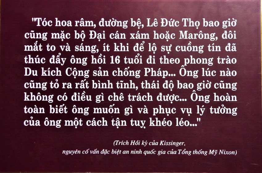 Thăm khu tưởng niệm ông Lê Đức Thọ ảnh 4 Thăm khu tưởng niệm ông Lê Đức Thọ ảnh 4