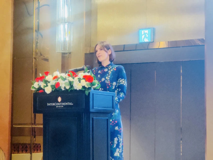 Tổng lãnh sự Anh Emily Hamblin. Ảnh: BTC Tổng lãnh sự Anh Emily Hamblin. Ảnh: BTC