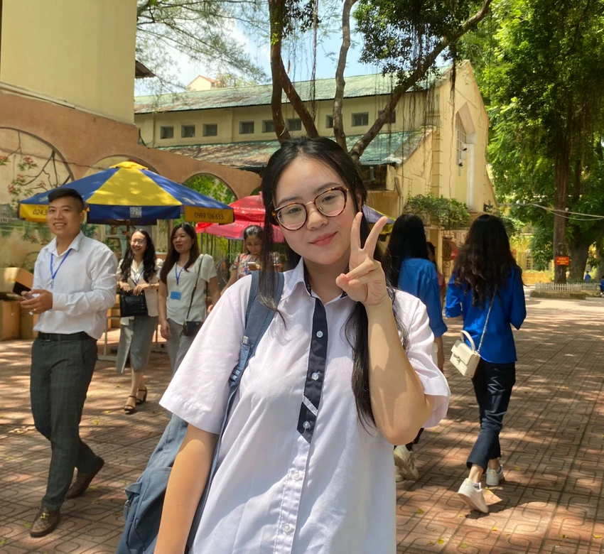 Thí sinh Nguyệt Thanh: đề thi môn KHXH không quá khó Thí sinh Nguyệt Thanh: đề thi môn KHXH không quá khó