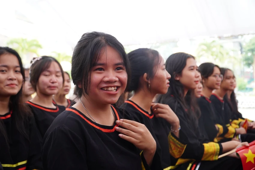 Học sinh Trường PT Dân tộc nội trú tỉnh Gia Lai. Ảnh : Lê Kiến Học sinh Trường PT Dân tộc nội trú tỉnh Gia Lai. Ảnh : Lê Kiến