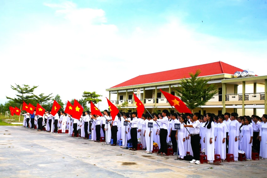 Trường Võ Nguyên Giáp vừa được thành lập năm 2021 Trường Võ Nguyên Giáp vừa được thành lập năm 2021