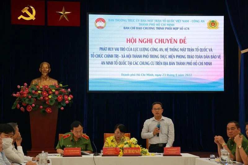 Công an TP.HCM đẩy mạnh phòng, chống tội phạm tại chung cư cao tầng ảnh 1 Công an TP.HCM đẩy mạnh phòng, chống tội phạm tại chung cư cao tầng ảnh 1