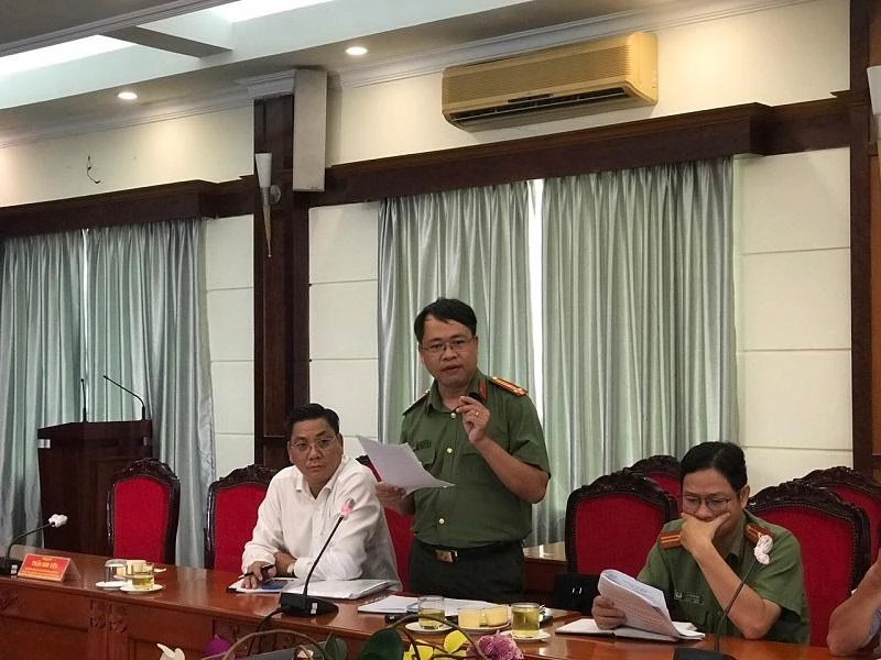 Ông Nguyễn Văn Chung, ĐH An ninh nhân dân cho rằng cần có cơ chế nóng để trao đổi thông tin. Ảnh: THANH TUYỀN