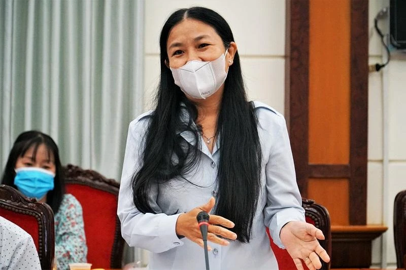 Bà Nguyễn Hoàng Kiên Trúc, Phó Chánh văn phòng Thanh tra TP.HCM. Ảnh: BẢO PHƯƠNG Bà Nguyễn Hoàng Kiên Trúc, Phó Chánh văn phòng Thanh tra TP.HCM. Ảnh: BẢO PHƯƠNG