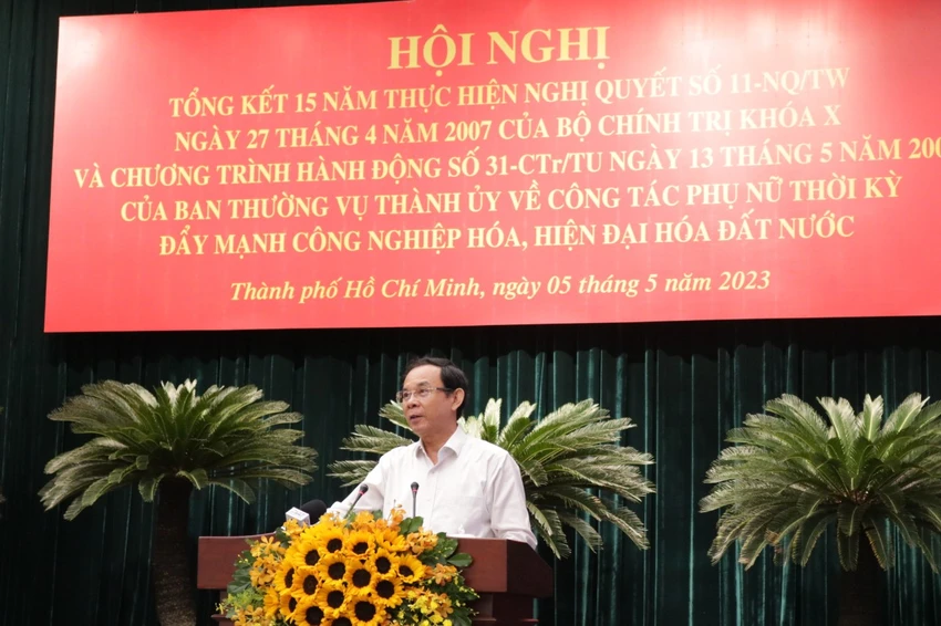 Bí thư Nguyễn Văn Nên: TP.HCM tiếp tục có cơ chế, chính sách để cán bộ nữ cống hiến ảnh 2 Bí thư Nguyễn Văn Nên: TP.HCM tiếp tục có cơ chế, chính sách để cán bộ nữ cống hiến ảnh 2