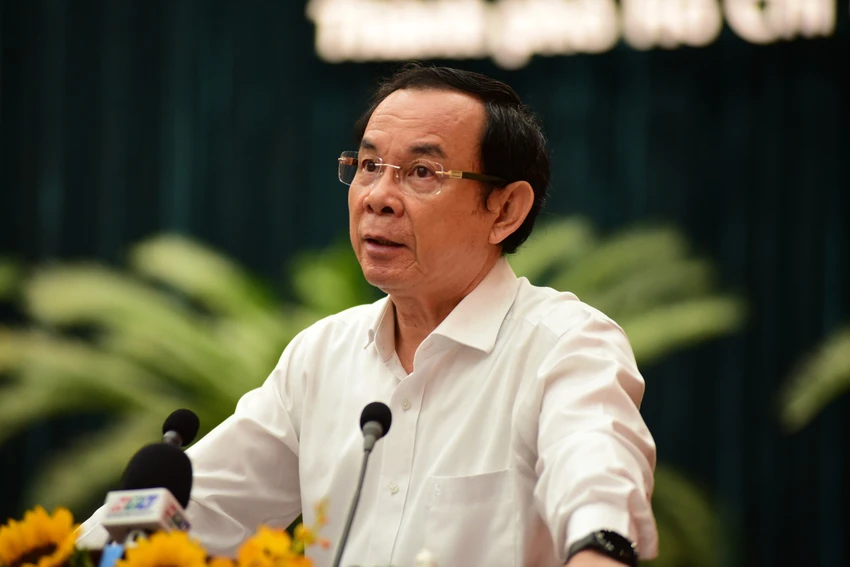 Bí thư Thành uỷ TP.HCM: Đi sâu làm rõ các tác động ảnh hưởng đến tâm tư, trách nhiệm cán bộ- Bi-thu-nguyen-van-nen-noi-ve-can-bo-khong-dam-lam-Hoi-nghi-thanh-uy