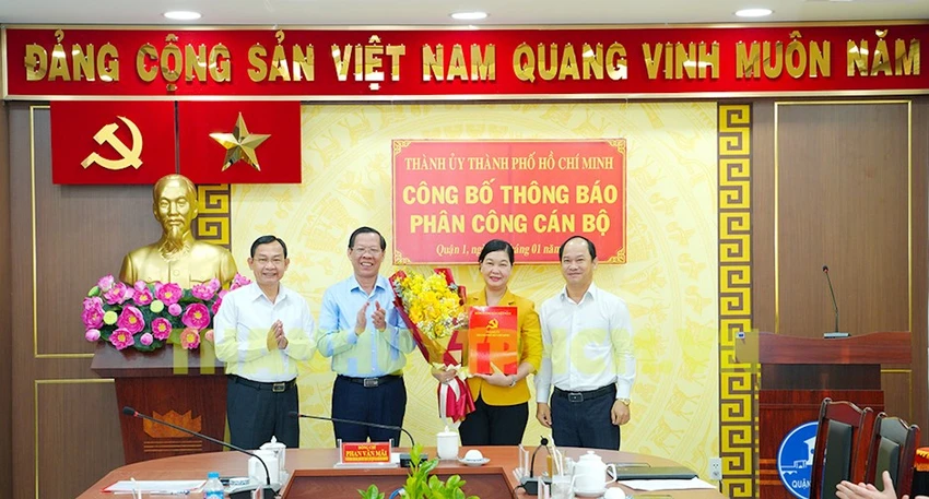 Thành ủy TP.HCM phân công cán bộ phụ trách Đảng bộ quận 1