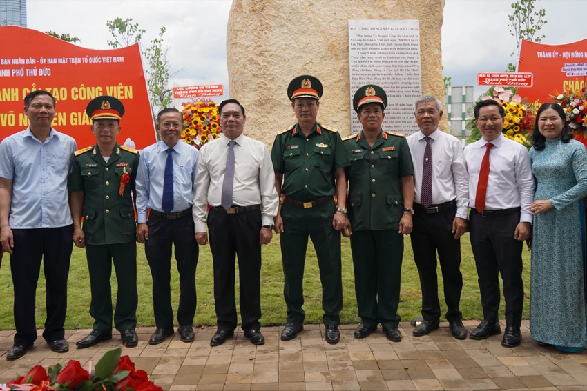TP Thủ Đức đặt bia đá tưởng niệm Đại tướng Võ Nguyên Giáp-TP-Thu-duc-cong-vien-vo-nguyen-giap.jpg