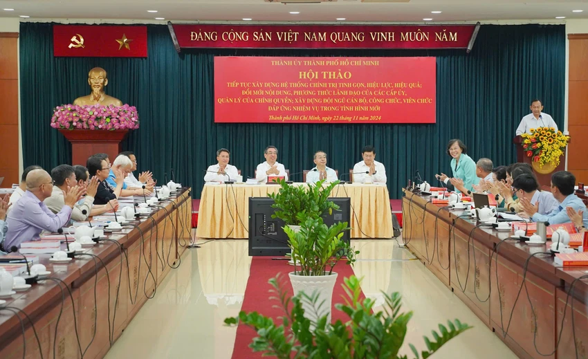 TP.HCM trình chính sách cho 988 cán bộ dôi dư sau sắp xếp trong tháng 12 tinh gọn bộ máy