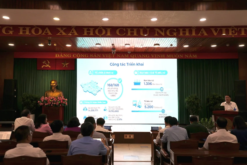 Công dân có thể đăng ký bỏ phiếu bầu cử ở nơi thường trú hoặc tạm trú trên VNeID-bau-cu-tphcm-tap-huan.jpg